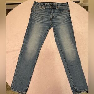 American Eagle Airflex Dark Blue Skinny Jeans